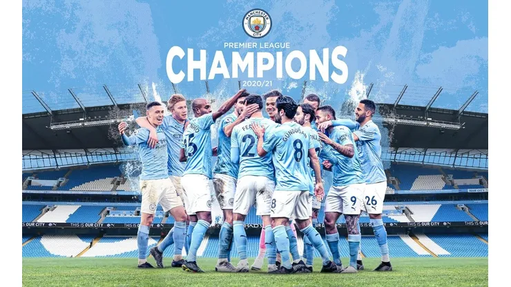 Manchester City celebró el título tras la caída de su eterno rival, el Manchester United.