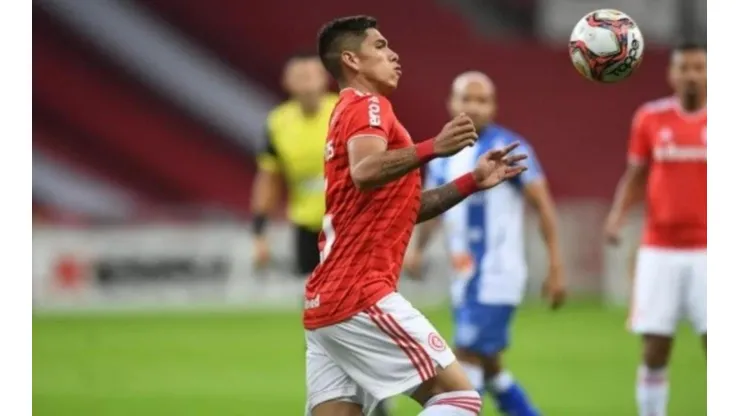 Palacios viajó con Inter para disputar Libertadores.