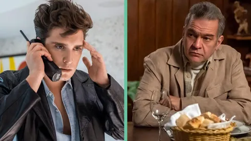 Diego Boneta como el Sol de México y César Bordón como Hugo López, en Luis Miguel, la serie.