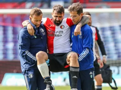 Terrible lesión de Lucas Pratto en el Feyenoord