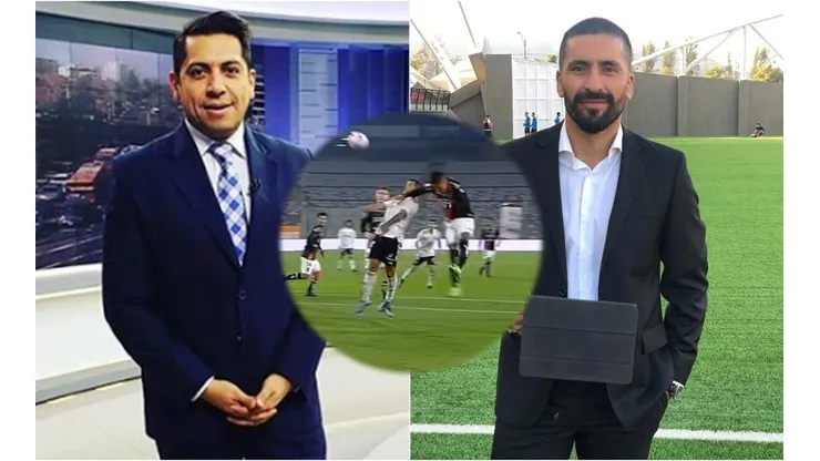 Rodrigo Herrera y Cristián Basaure no dudan: fue penal no cobrado para Colo Colo.