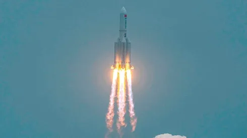 Cohete chino Long March 5B