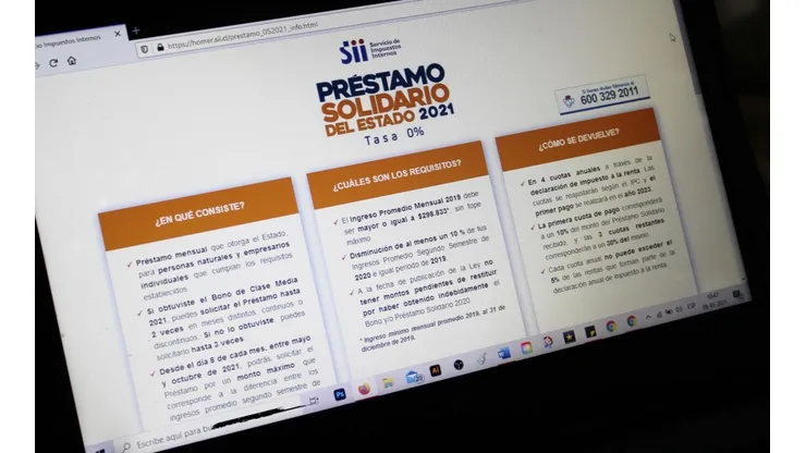 Postulación Préstamo Solidario 2021