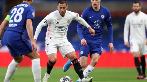 Eden Hazard quedó eliminado con el Real Madrid a manos del Chelsea.