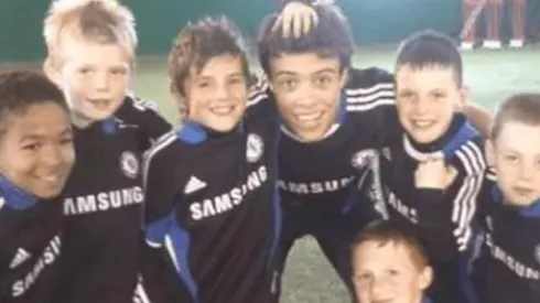 Franco Di Santo junto a Mount, Rice y James en el año 2009