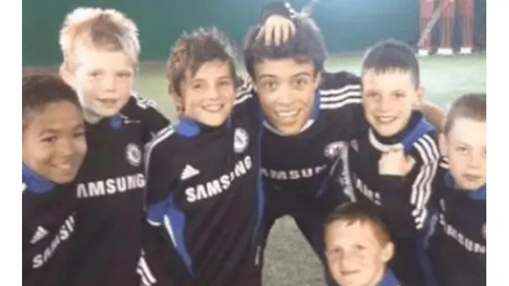 Franco Di Santo junto a Mount, Rice y James en el año 2009