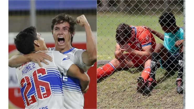 Clemente Montes aparece desconsolado en una imagen de 2019. El delantero de Universidad Católica fue figura en Copa Libertadores