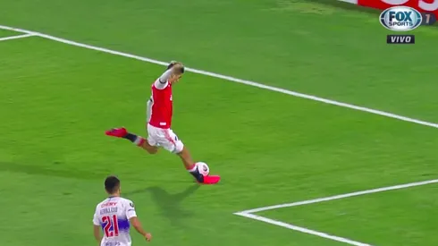 Nacional logró el 1-1 justo antes del entretiempo.