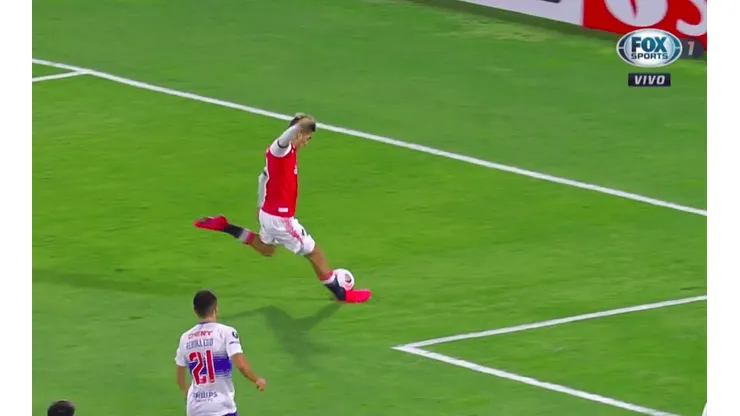 Nacional logró el 1-1 justo antes del entretiempo.