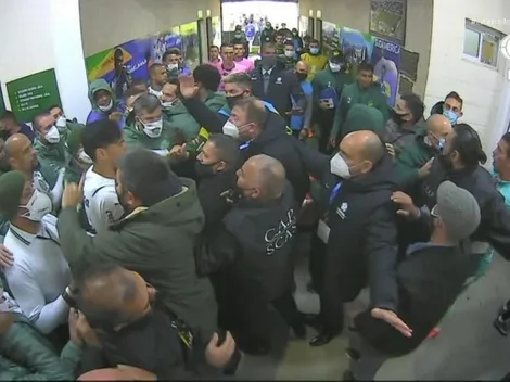 Defensa y Palmeiras arman tumulto tras final caliente