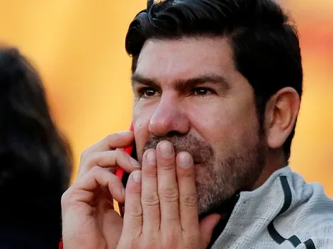 Marcelo Salas tiene que ver partido desde la pandereta