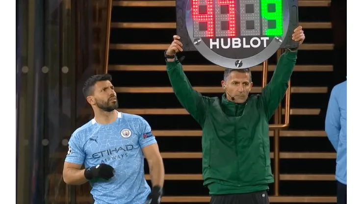 Agüero no entendía el error en su cambio ante el PSG
