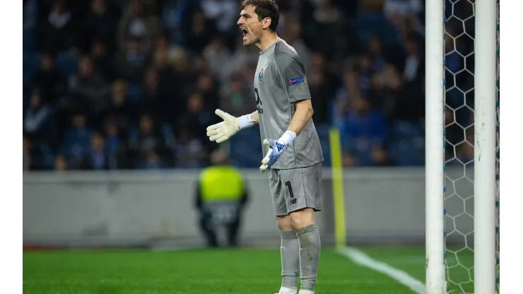 Casillas en su última etapa de jugador
