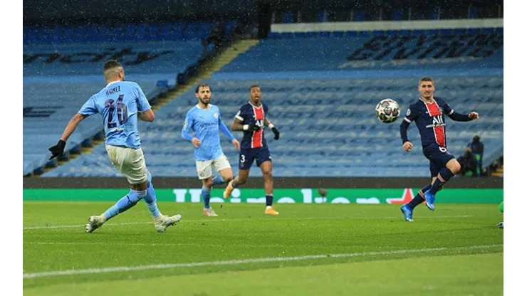 Manchester City y Mahrez 2-0 contra Paris Saint-Germain por la semifinal de Champions League.