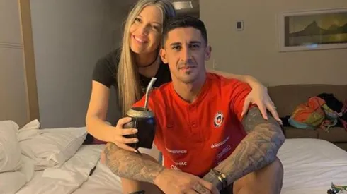 Pedro Pablo Hernández junto a su esposa Agostina