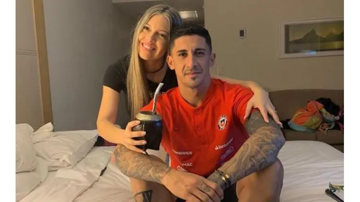 Pedro Pablo Hernández junto a su esposa Agostina