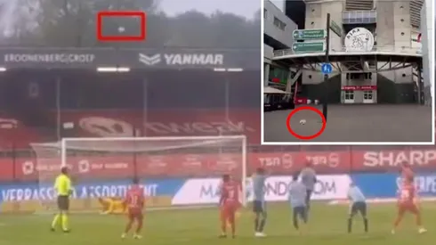 Brian Brobbey envió el balón fuera del estadio