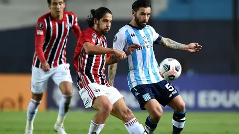Arias y Mena tuvieron grandes actuaciones en el empate sin goles de Racing-Sao Paulo.