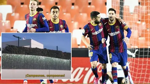 Messi invitó a todo el equipo a un asado en su casa