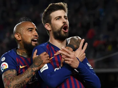 "Juegas contra cojos": Piqué ironiza con Vidal y ataca al calcio