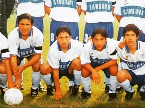 Juvenal revela foto de Chupete Suazo con pelo hace 25 años