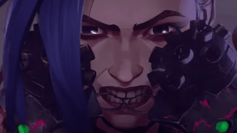 Jinx en el adelanto de Arcane, la serie de League of Legens de Netflix.