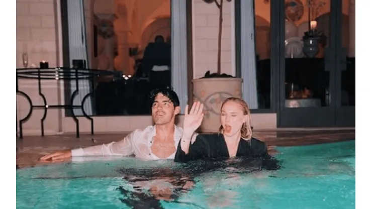 La pareja se casó en Las Vegas y en Francia.