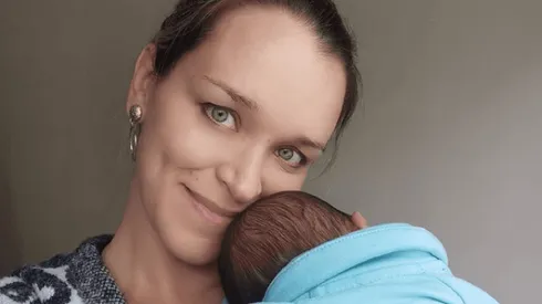 Carla Zunino comparte su primera foto junto a su hijo León