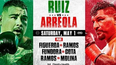 Andy Ruiz se verá cara a cara en el ring de Los Angeles ante Chris Arreola.
