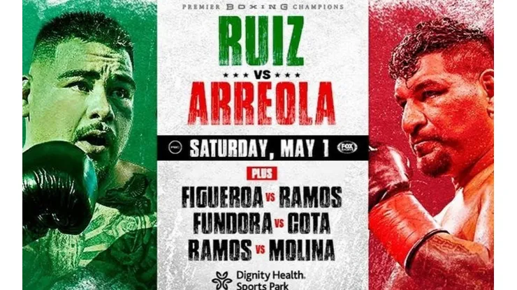 Andy Ruiz se verá cara a cara en el ring de Los Angeles ante Chris Arreola.