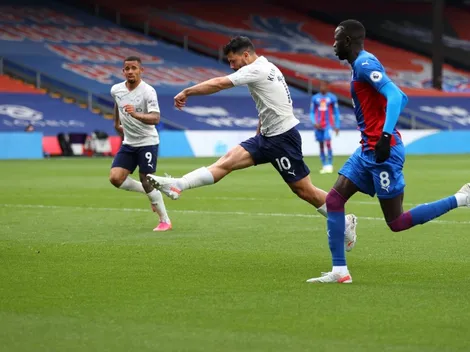 El City se guarda titulares y acaricia el título con gol del Kun