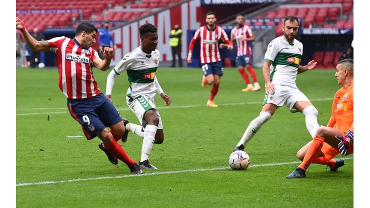 Con la misión de volver a los triunfos y quedarse en el liderato, Atlético Madrid visita al Elche.