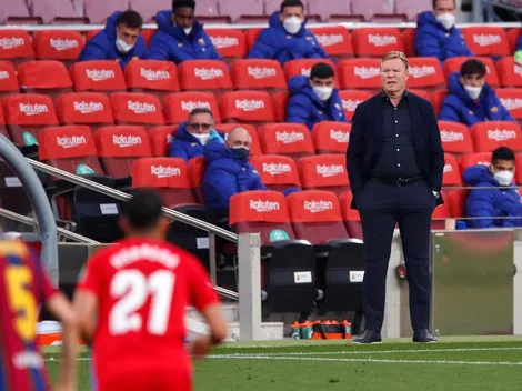 Koeman da la cara tras la dolorosa derrota de Barcelona