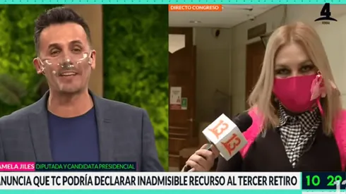 Pamela Jiles aclara los motivos de la discusión con Amaro y Sergio