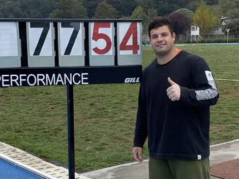 Kehr marca récord nacional en el martillo y clasificó a los JJOO