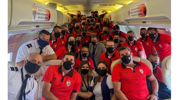 Atlético Goianiense arribó a Chile con la confianza de lograr los tres puntos ante Palestino en Copa Sudamericana.