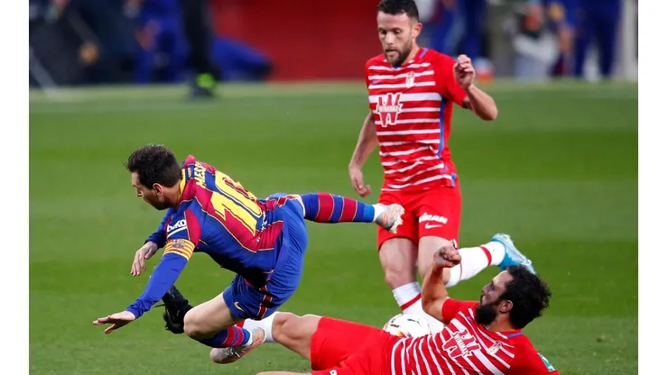 Lionel Messi sufrió con Barcelona