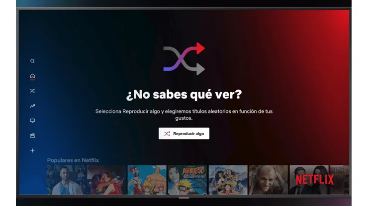 Netflix ahora incluso te ayuda a encontrar una serie o una película cuando no sepas qué ver, con Reproducir algo.
