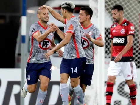 El gol de Sacha Sáez para La Calera contra Flamengo