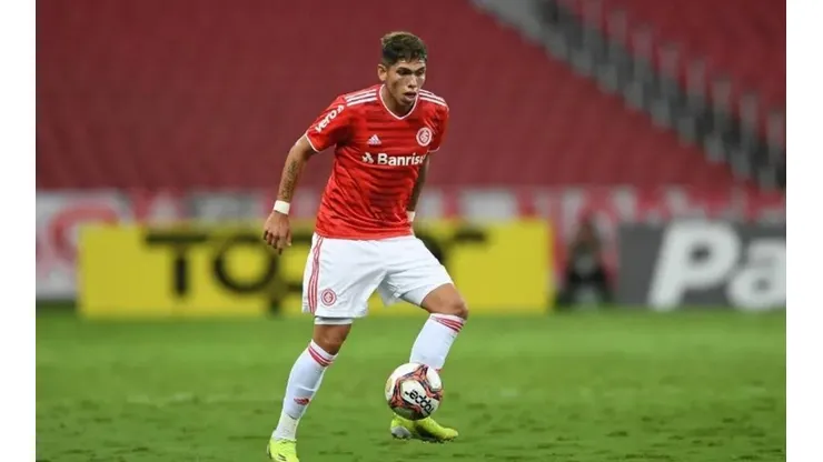 Palacios vio tarjeta roja en la goleada de Inter a Deportivo Táchira por Copa Libertadores.