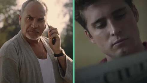 Luis Jara junto al Micky de Diego Boneta para Luis Miguel, la serie.