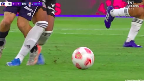 El momento de la falta de Gutiérrez