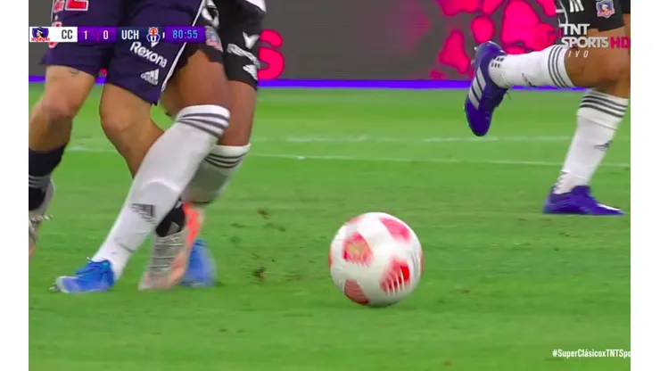El momento de la falta de Gutiérrez