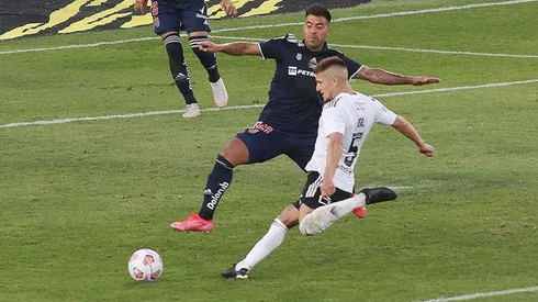Leonardo Gil y su gol a la U en el superclásico que se llevó Colo Colo.