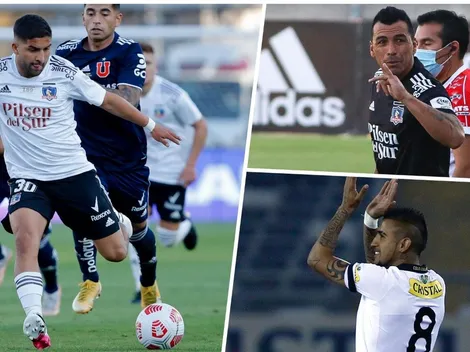 Paredes y Vidal celebran con locura triunfo de Colo Colo sobre la U