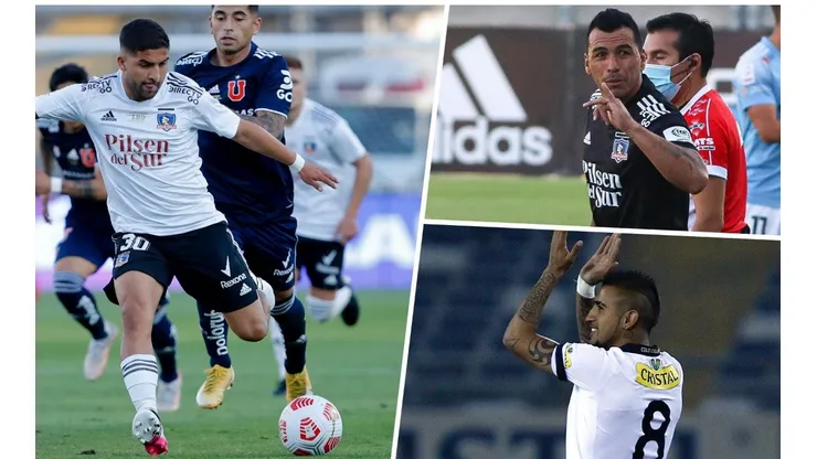 Paredes y Vidal festejaron por redes sociales el triunfo de Colo Colo sobre la U.