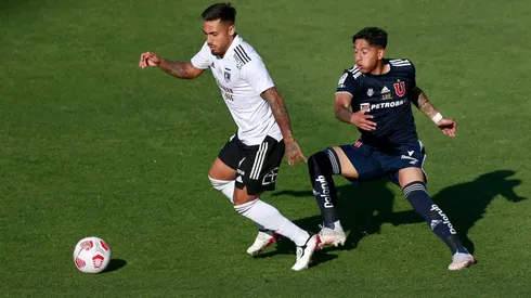 Rodrigo Herrera y el "postítulo" de Colo Colo contra la U en el superclásico.