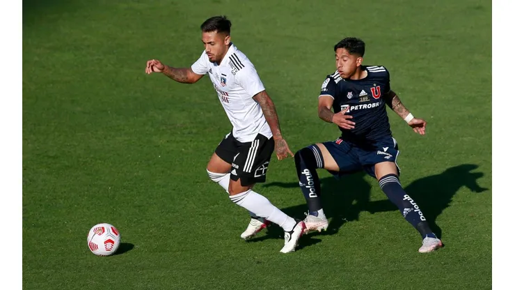 Rodrigo Herrera y el "postítulo" de Colo Colo contra la U en el superclásico.