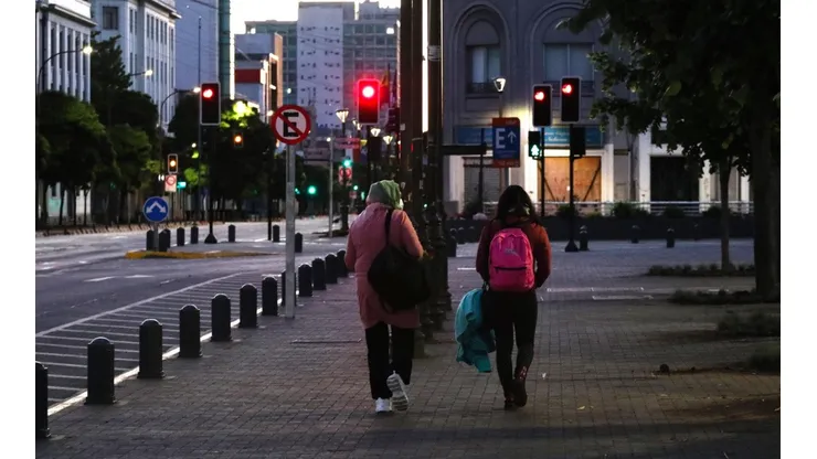 CONCEPCION: Fiscalización toque de queda en centro de la ciudad