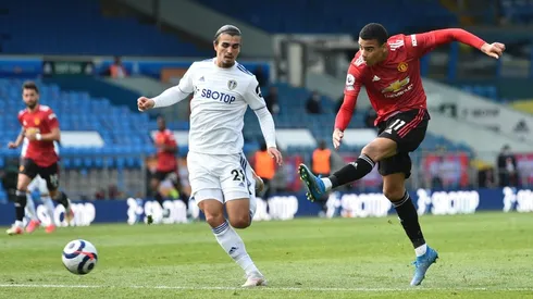Manchester United no pudo repetir la goleada de la primera rueda de la Premier League sobre Leeds.
